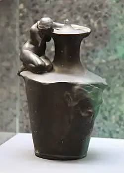 A funerary urn, 1892