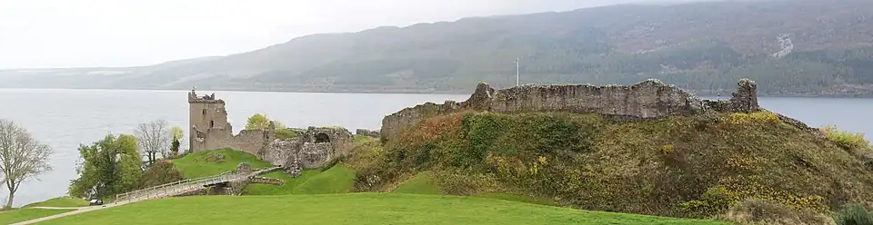 Panorama of the Urquhart Castle