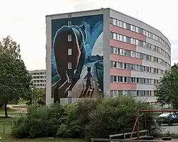 Brandkärr in Nyköping