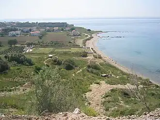 V Beach at Gallipoli
