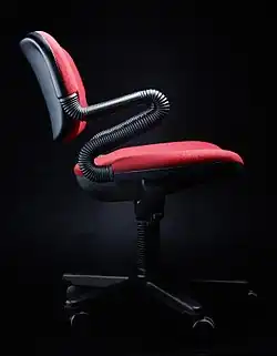 Castelli&nbsp;[it] Vertabrae chair by Emilio Ambasz and Giancarlo Piretti (1981 award)[44]