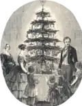 "That pretty German toy, a Christmas tree" (1848), The Illustrated London News