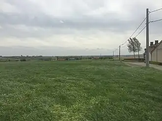 View from Spanbroekmolen crater towards the Kruisstraat craters