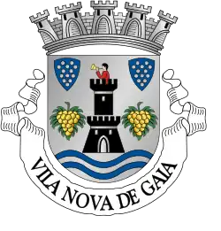 Coat of arms of the city of Vila Nova de Gaia