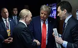 Putin and Trump after the press briefing