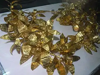 Mogilanska tumulus golden wreath