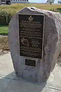 Historical marker commemorating the former RCAF Aerodrome