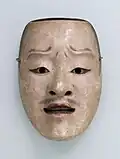 Noh mask of the wakaotoko type. 16th or 17th century.