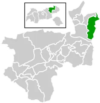 Location within Kufstein district