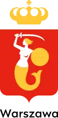 Official logo of Warsaw