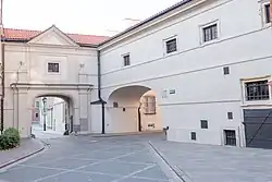 Queen Anna's corridor connecting the Royal Castle with the St. John's Cathedral, 16th century. King Sigismund III was attacked by an assassin in the corridor before attending mass.