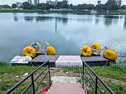 Water cycles in lake