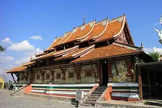 Dai Theravada Buddhist temple in Menghai County, Xishuangbanna