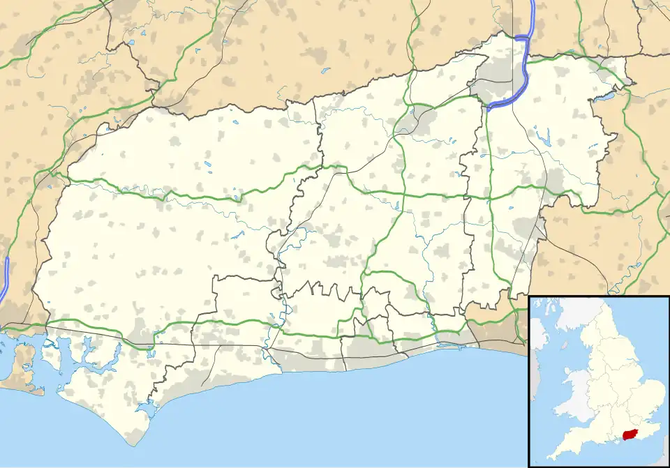LGW/EGKK is located in West Sussex