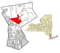 Location of New Castle, New York