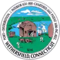 Official seal of Wethersfield, Connecticut