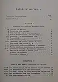 Table of contents to Vector Analysis (1907)