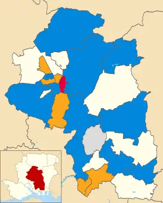 2011 results map