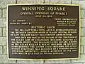Plaque commemorating opening of Phase I