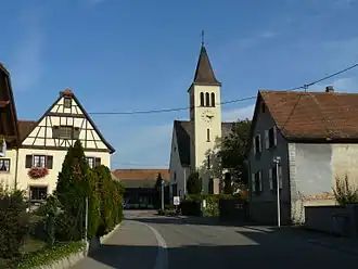 The church in Witternheim