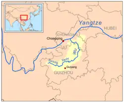 Wu River in Guizhou