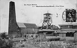 The Wilson shaft of the Montchanin coal mines.