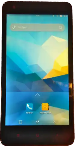 Plasma Mobile running on the Xiaomi Redmi 2 Prime