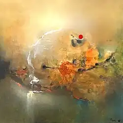 Always Follow the Light (2023), from Sempé's Abstraction series.