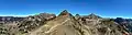 Yellow Aster Butte centered, with Tomyhoi Peak, American Border Peak, and Mount Larrabee in the background