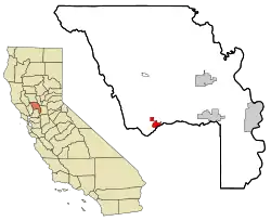 Location in Yolo County and the U.S. state of California