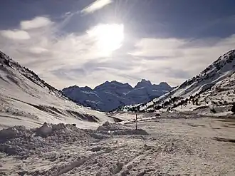 General view of the resort town.