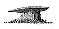 Drawing of the quoit by Dr. Borlase (1769)