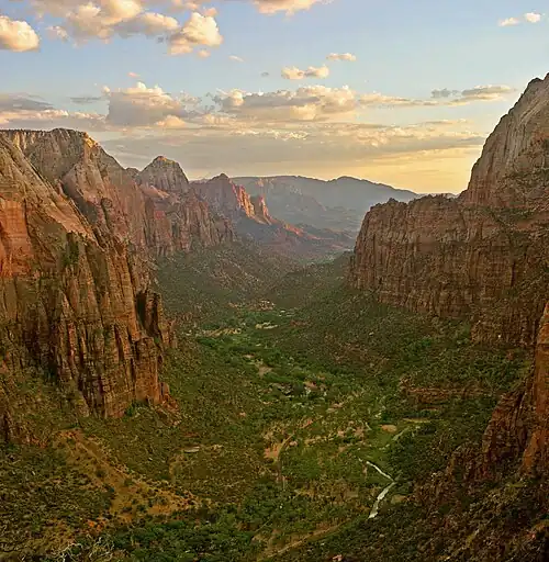 Image 34Zion National Park in southern Utah is one of five national parks in the state. (from Utah)