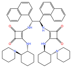 Zlotin's bifunctional squaramide catalyst.