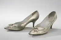 A pair of 20th-century court shoes for women
