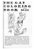 The Gay Coloring Book, a campy coloring book featuring suggestive scenes centered on "Percy", a flamboyant dandy