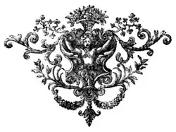 Ornament from 'A Letter to Mr. Tickell: Occasioned by the death of the Right Honourable Joseph Addison, Esq' by Edward Young published in 1719