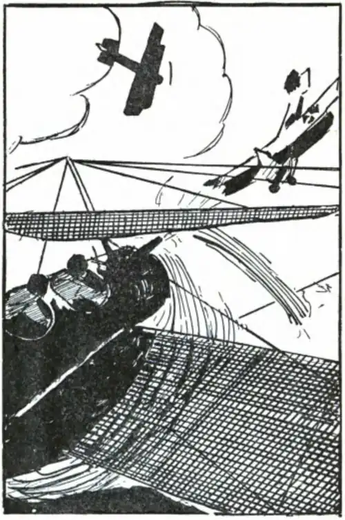 The dual in mid-air.