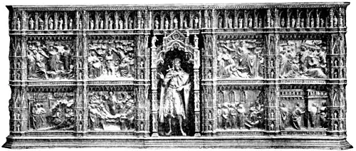 Silver Antependium, Story of John the Baptist, in Museum of S. Maria del Fiore, Florence, XIV Century