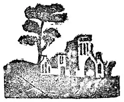 Title page woodcut from 'Come under my Plaidie' an undated chapbook printed in Edinburgh