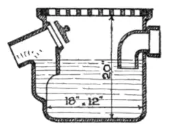Fig. 15.—Stoneware Grease Trap.