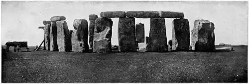 STONEHENGE: FROM THE EAST.