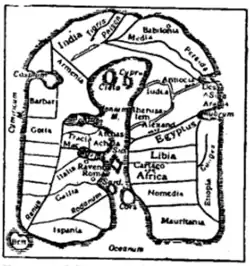 Fig. 7.—Map of Albi (8th century).