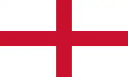 The flag of England