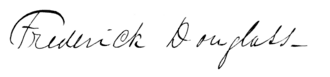 Frederick douglass signature
