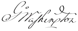 Signature of George Washington