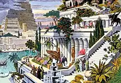 The hanging gardens of Babylon