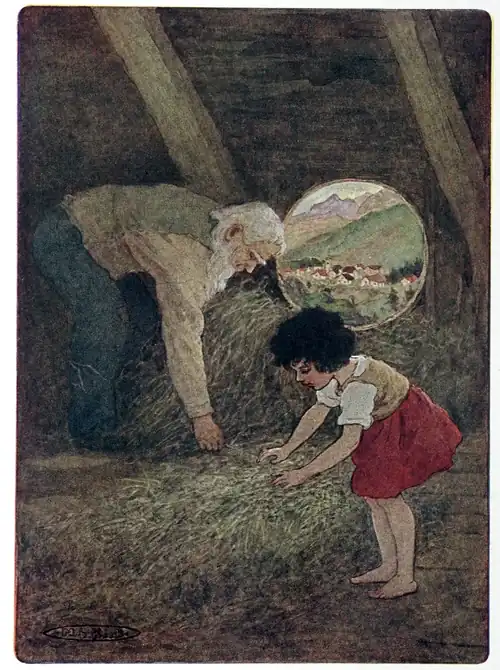 Here a Neat Little Bed Was Prepared