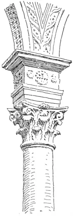 Impost of San Lorenzo, Florence, figure 15 from "Character of Renaissance Architecture"