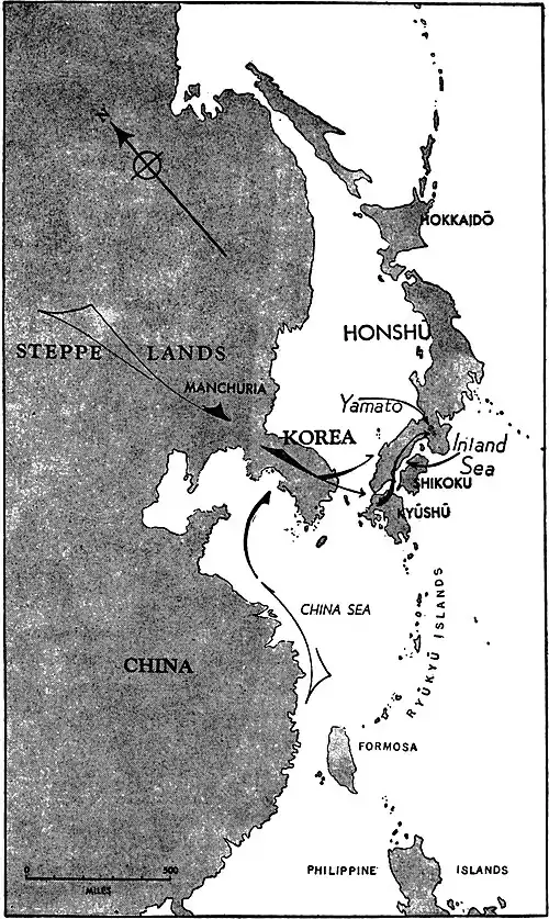 Migrations to Japan in early times